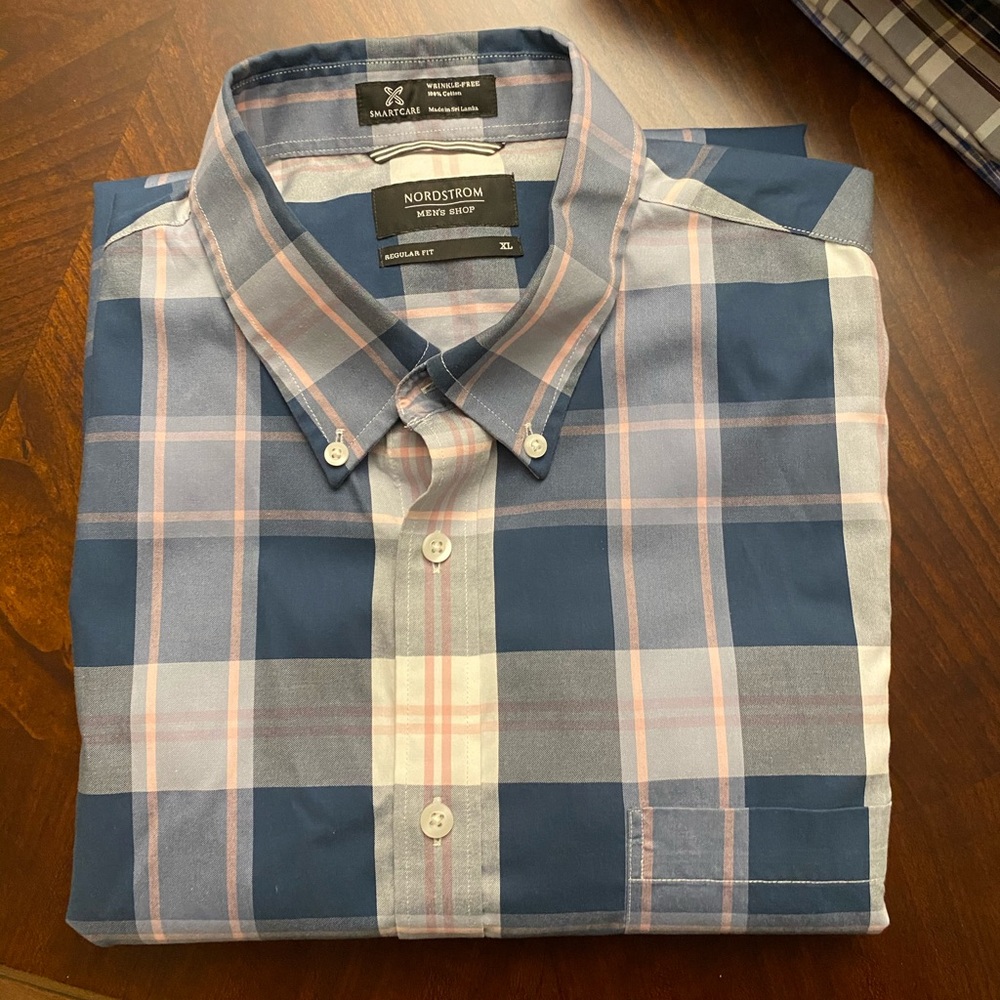 Nordstrom Smartcare™ Wrinkle Free Short Sleeve